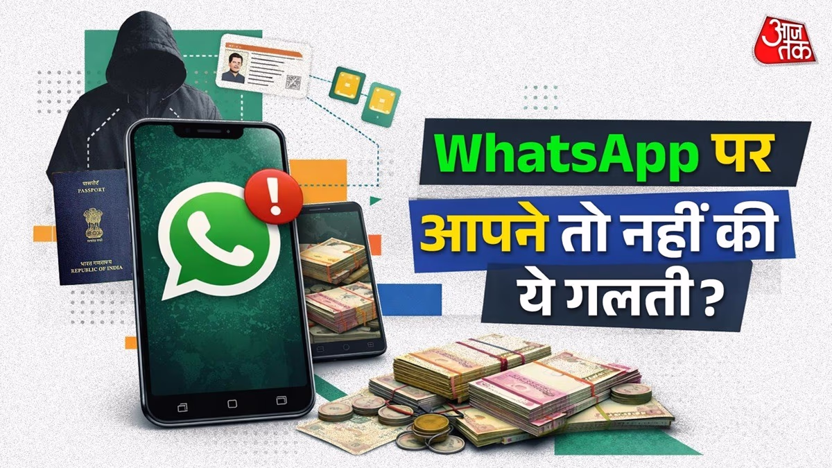 Visuals depicting WhatsApp Mule Accounts