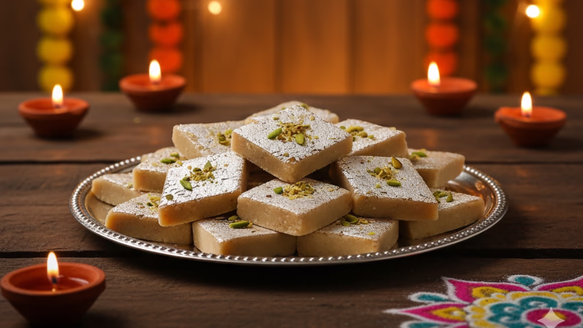 Tasty Kaju Katli (Photo: AI Generated)